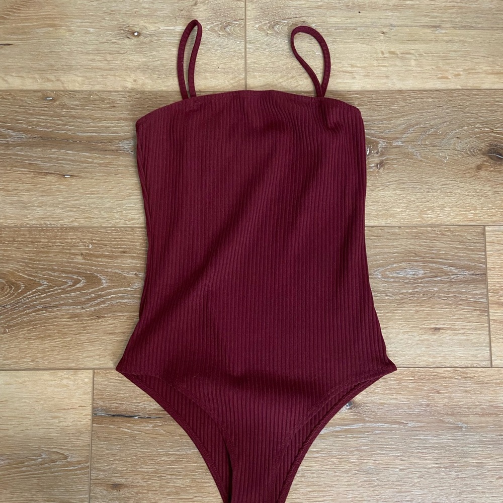 shein maroon bodysuit